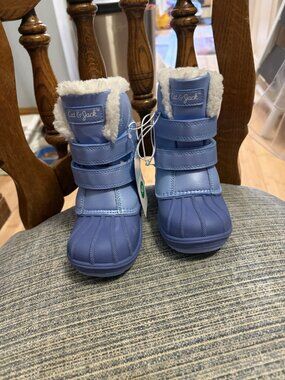 NWT Cat & Jack Blue Toddler size 10 Winter Waterproof Boots